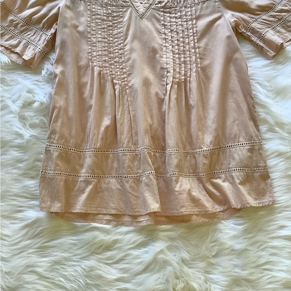 Shabby Chic Blush Tunic with Crochet Detail - Picture 4 of 8